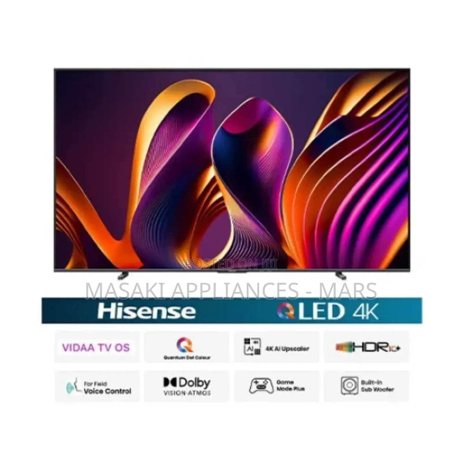 New! Hisense 100q7n Qled Vidaa Smart Tv