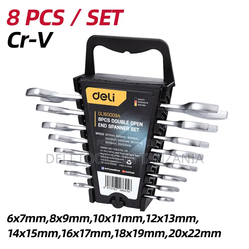 Deli Double Open End Spanner Set
