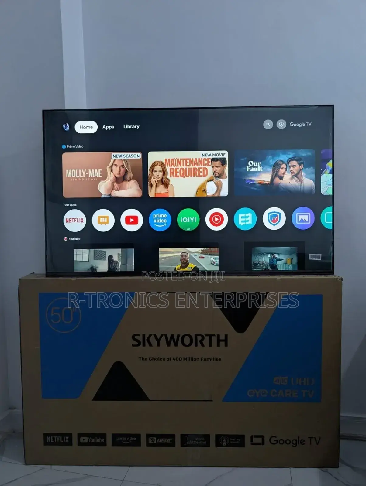 *50 Skywoorth Smart Google Tv