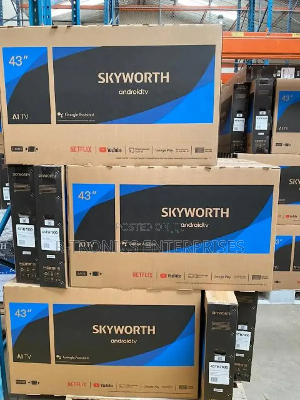 Skyworth 43-Inch Full Hd Google TV, Frameless Smart Television