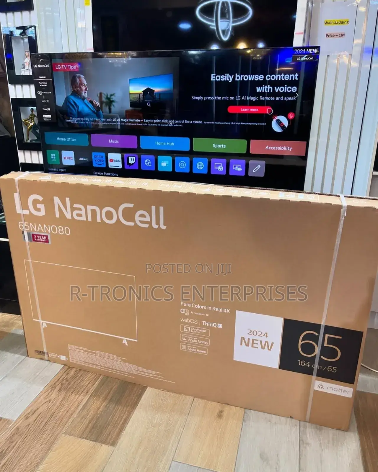 65-Inch Nanocell Ai Smart Tv ( Lg 65nano80 )