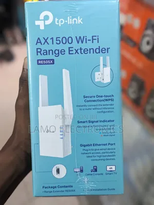 Tp Link Re505x Ax1500 Mesh Wi-Fi 6 Range Extender