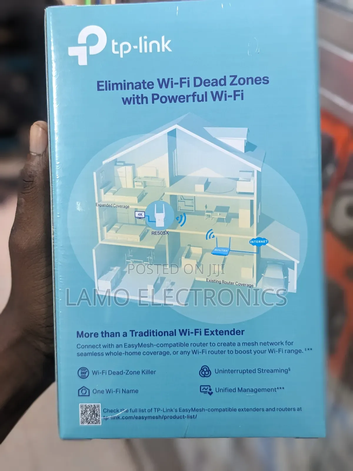Tp Link Re505x Ax1500 Mesh Wi-Fi 6 Range Extender