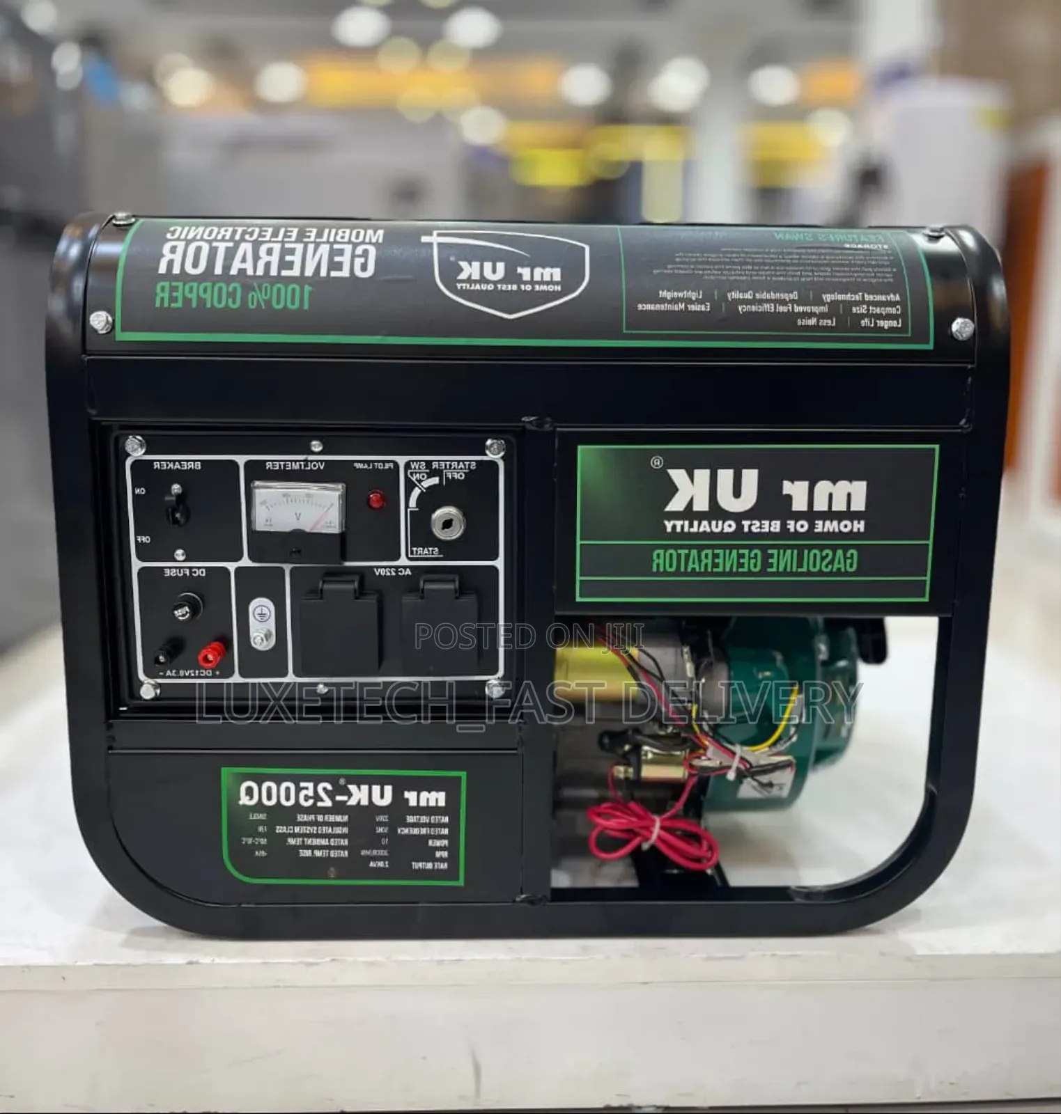Mr Uk-2500q Mobile Electronic Gasoline Generator