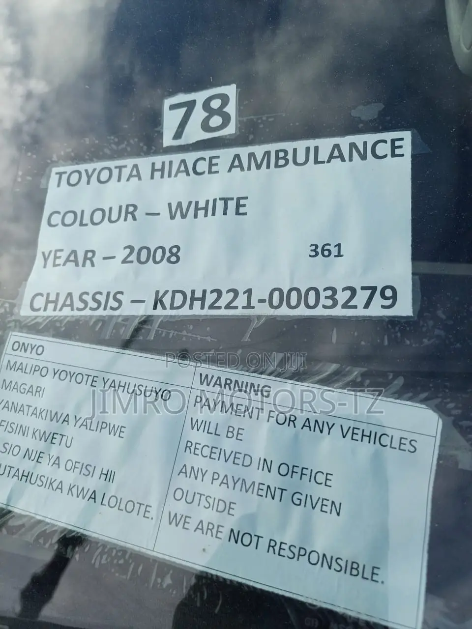 Toyota HiAce 2008 White