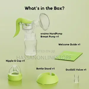 Oraimo Handpump Bpa-free Gentle Touch Lightweight Manual Breast Pump