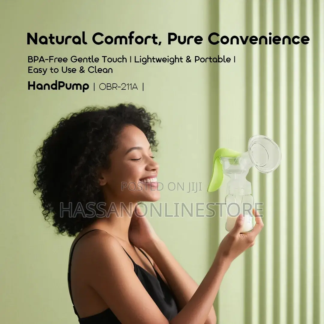 Oraimo Handpump Bpa-free Gentle Touch Lightweight Manual Breast Pump
