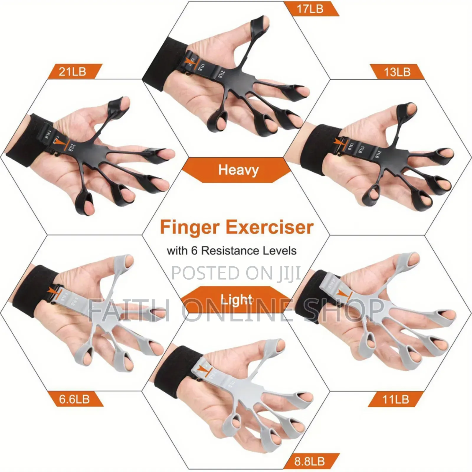 5-Finger Hollow Finger Trainer Wrist Stretcher Corrector