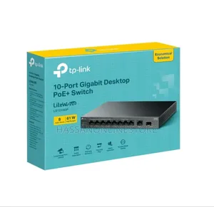 Tp-Link Ls1210gp 10-Port Gigabit Desktop Switch With 8-Port Poe+