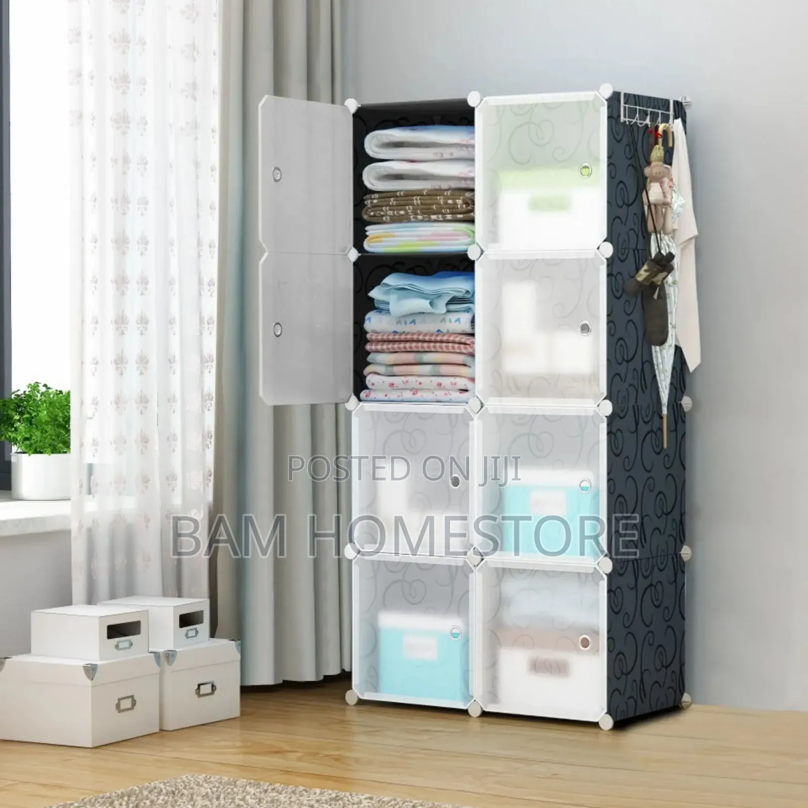 Modular Storage Cabinet/Wardrobe (82x29x154cm)