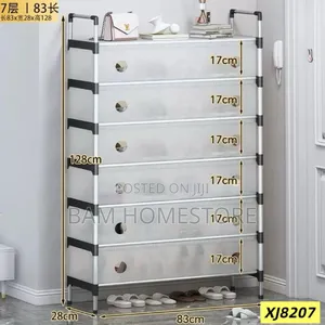 6-Tier Modular Storage Drawer Unit (83x28x128cm)