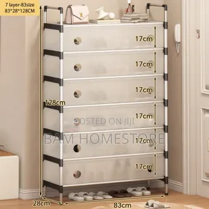 6-Tier Modular Storage Drawer Unit (83x28x128cm)