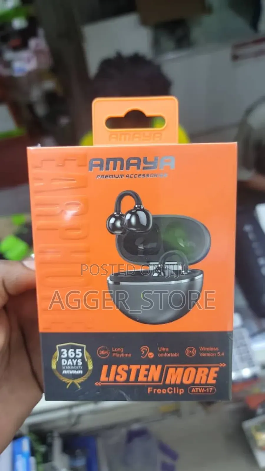 Amaya Atw-17 Original Earcuff Earbuds