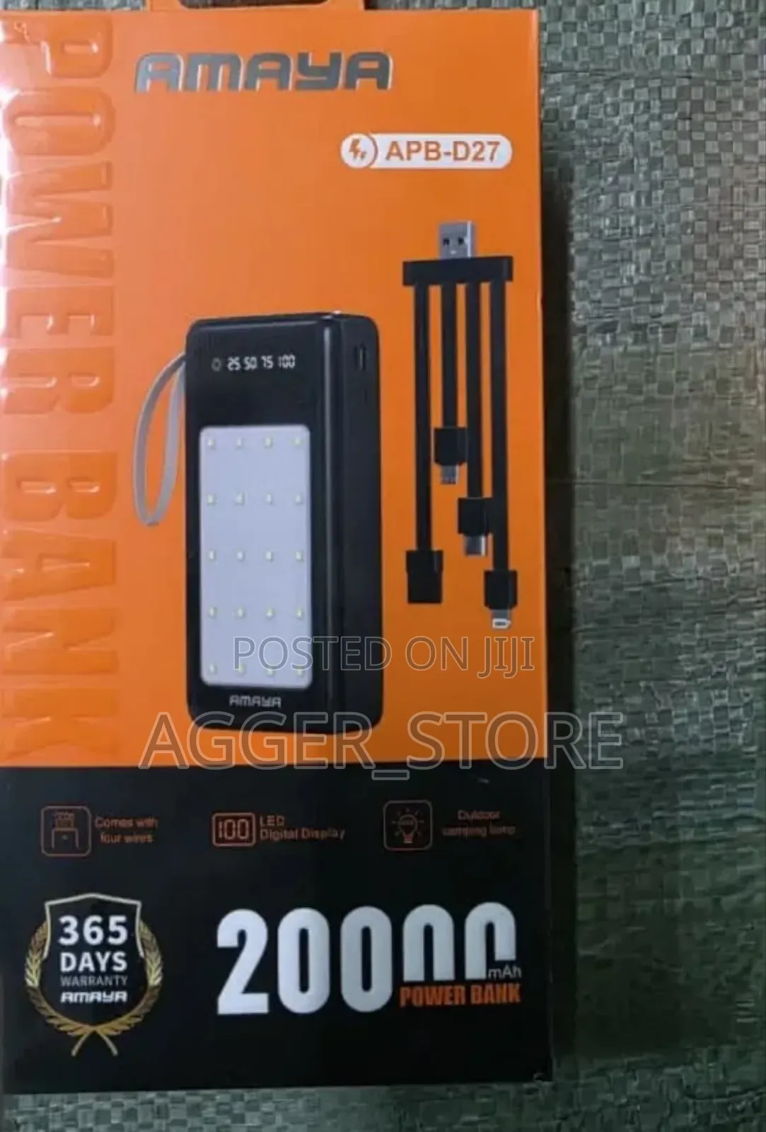 Amaya Apb-D27 20000mah Original Powerbank