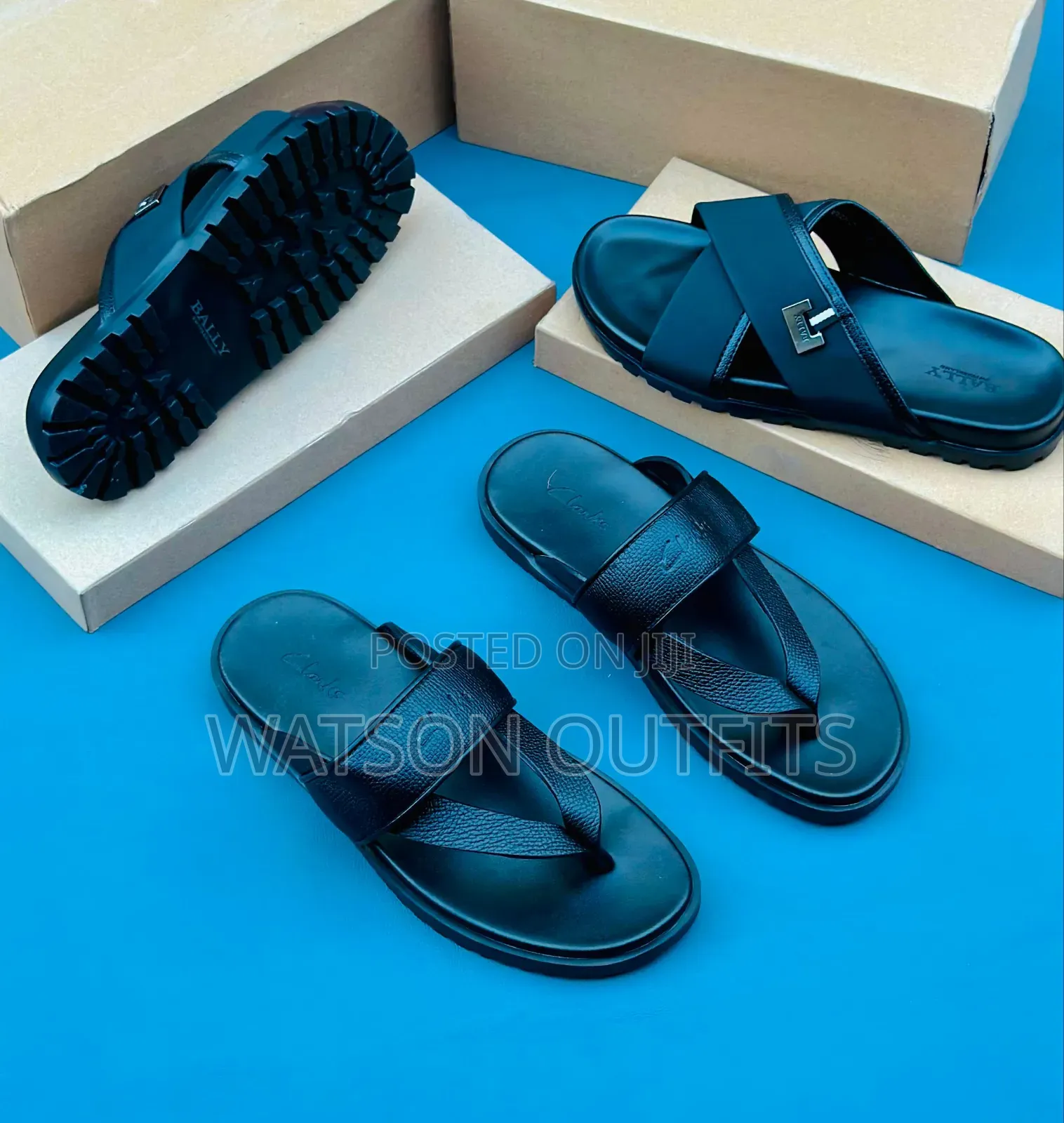 Viatu Vilivyo Wazi or Sandals Za Leather or Sendo