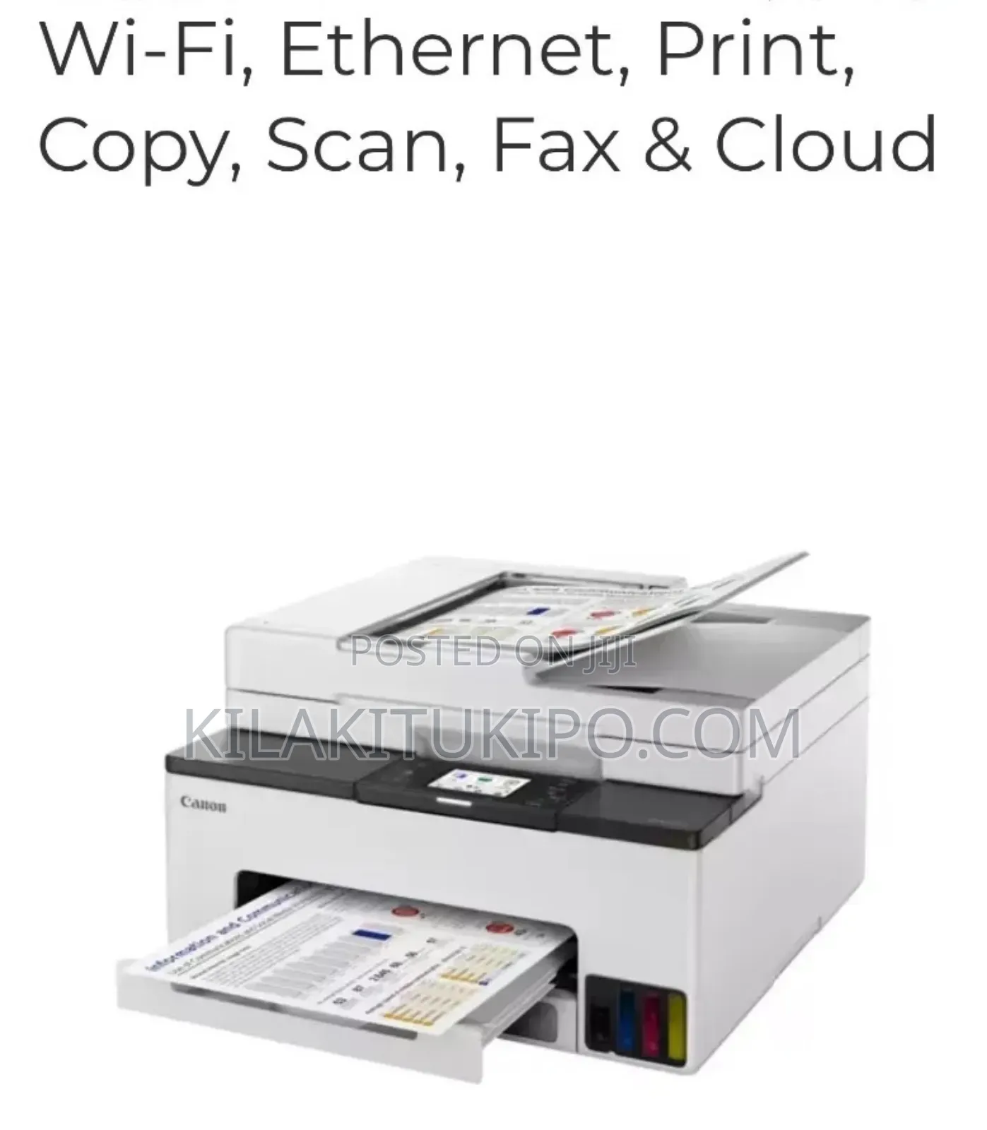 Canon Maxify Gx2040 Mega Tank Wifi,Copy,Scan,Ethernet,Fax Cloud,
