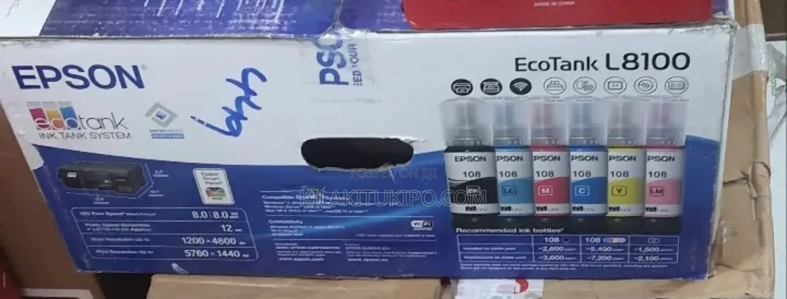 Epson L8100 Ecotank All in One Printer