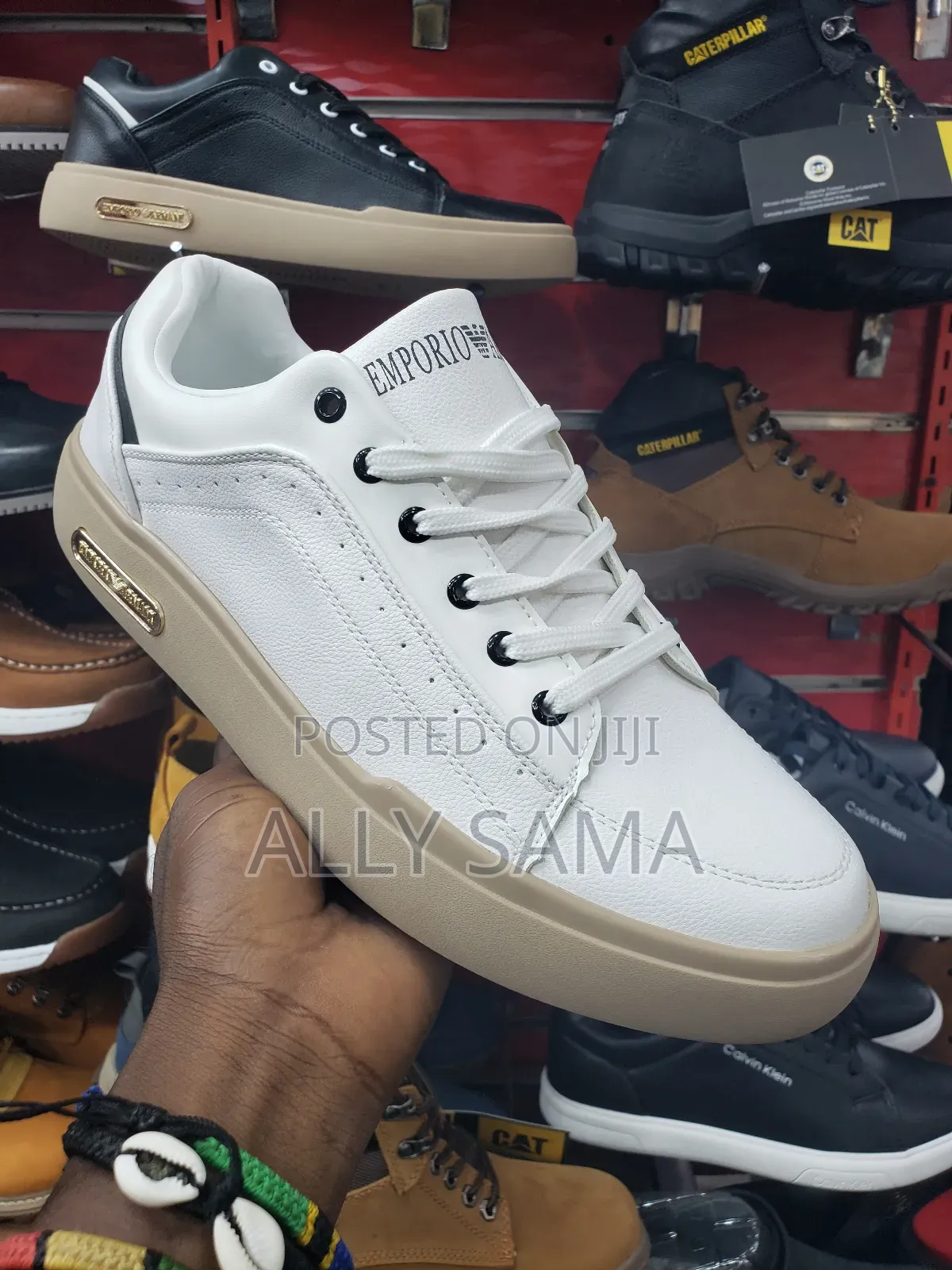 Men's Sneakers Emporio Material Leather