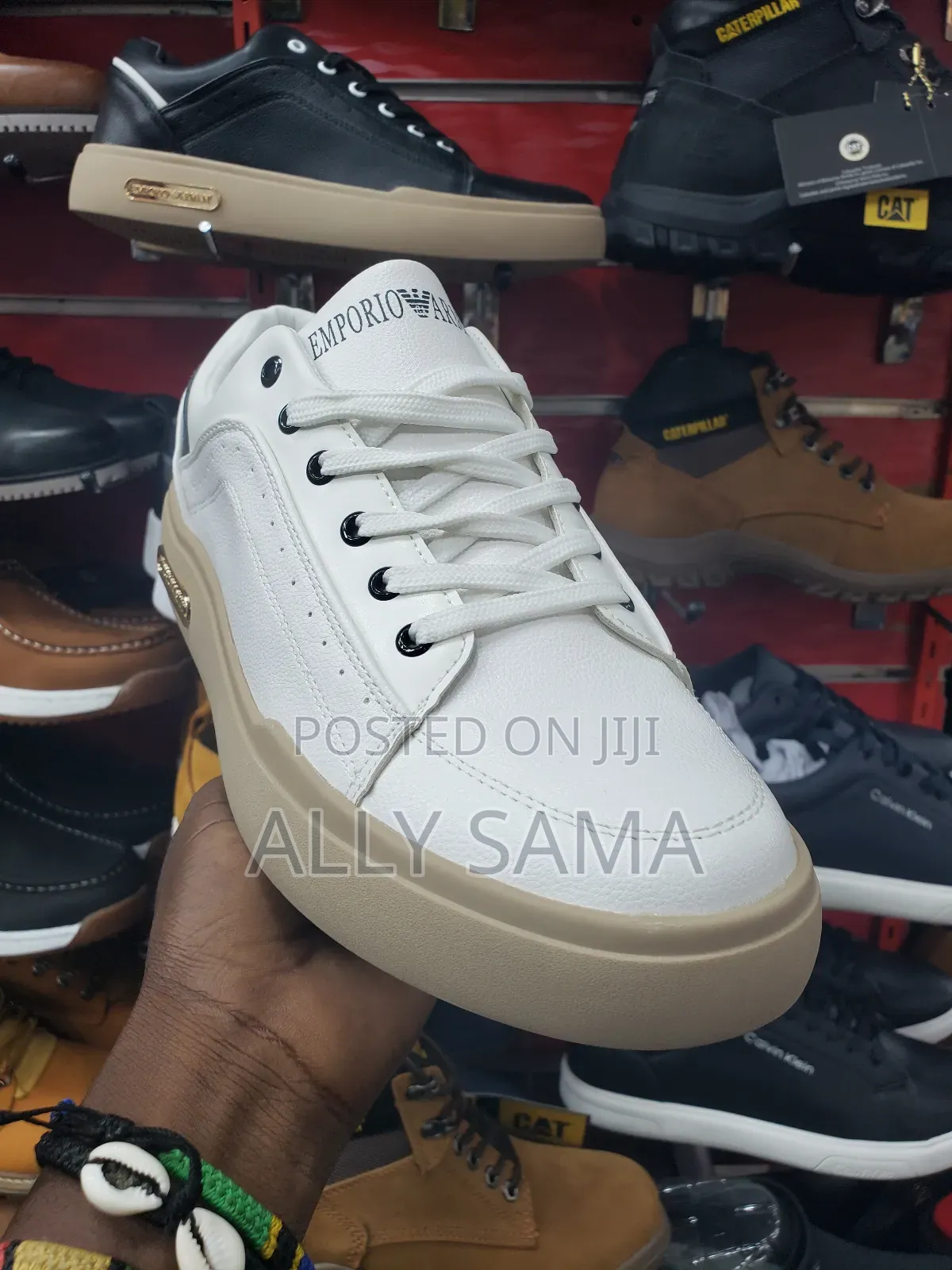 Men's Sneakers Emporio Material Leather
