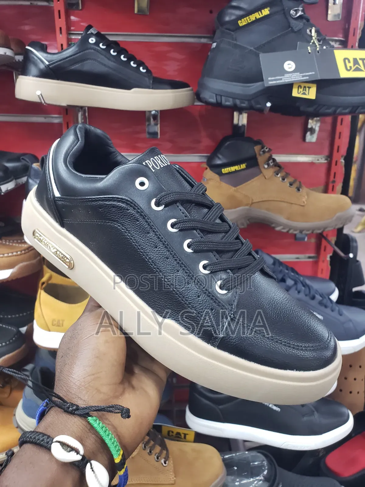 Men's Sneakers Emporio Material Leather