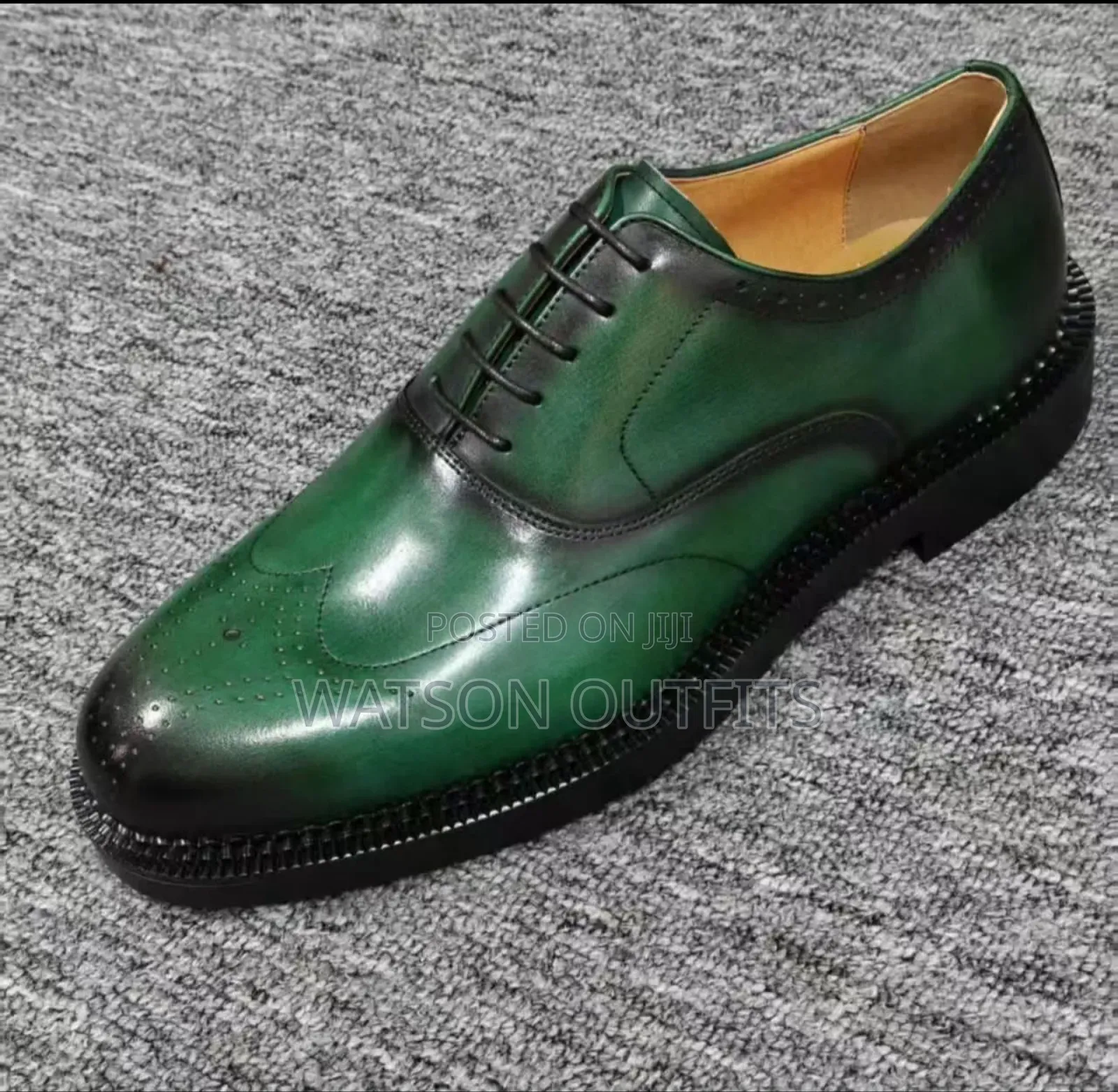Viatu Daraja La Kwanza or Men's First Class Leather Materials Shoes