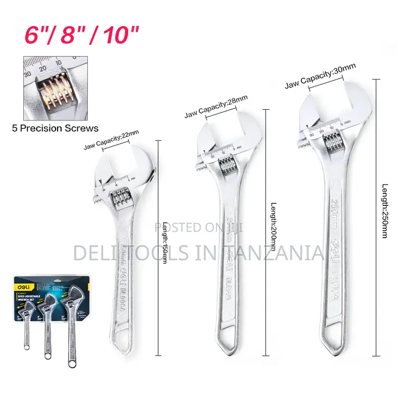 Deli Adjustable Spanner