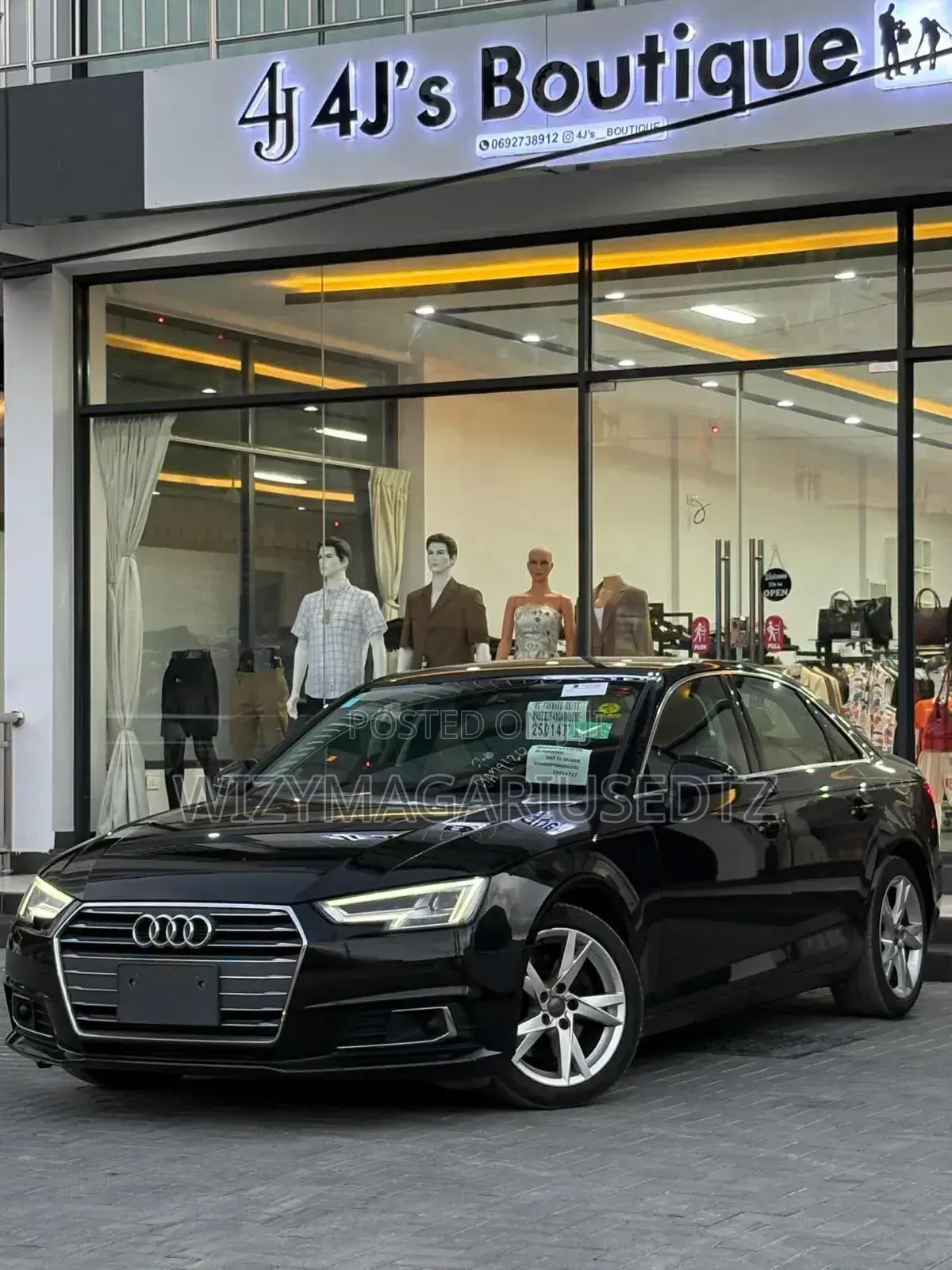Audi A4 2017 Matt Black