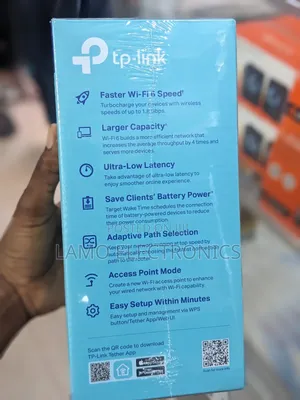 Tp Link Re605x Ax1800 Mesh Wi-Fi 6 Range Extender