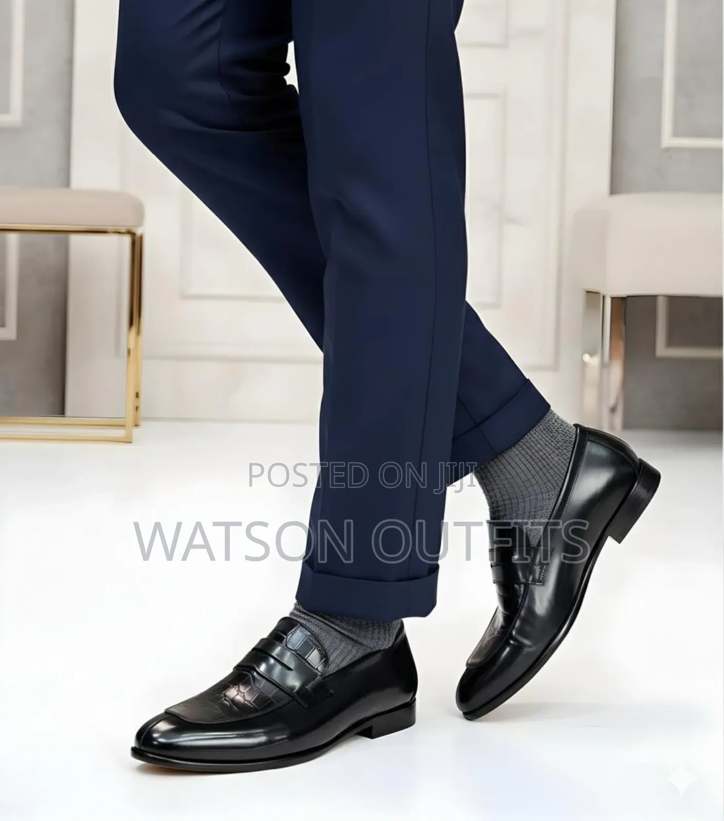 Viatu Vya Kiume Safi Safi Mno or Men's Leather Shoes With Long Lasting