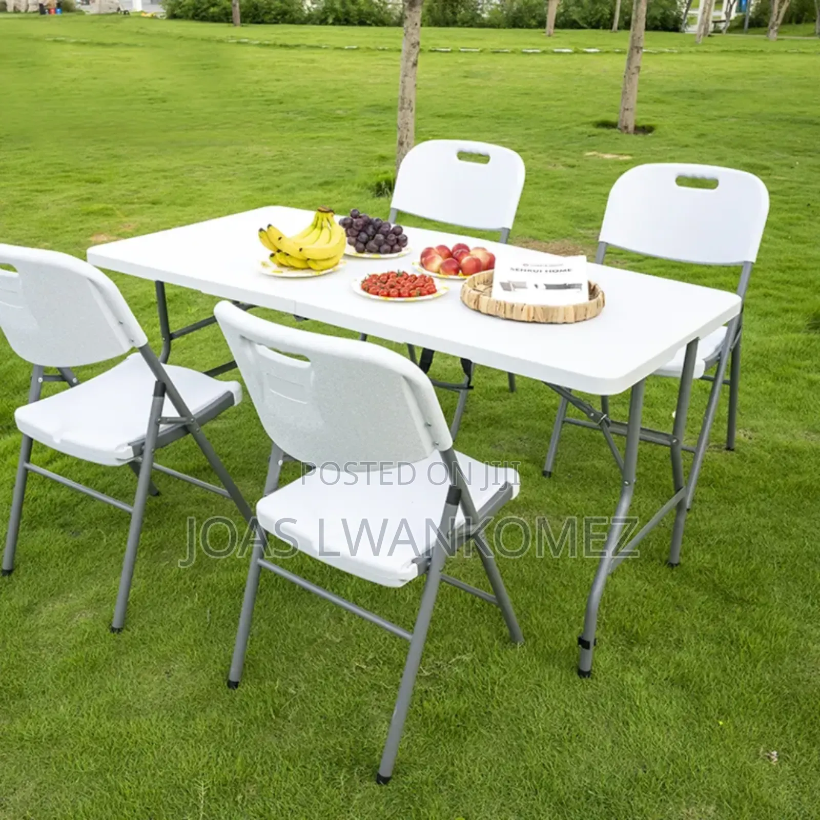 Foldable Table+ 4 Chairs