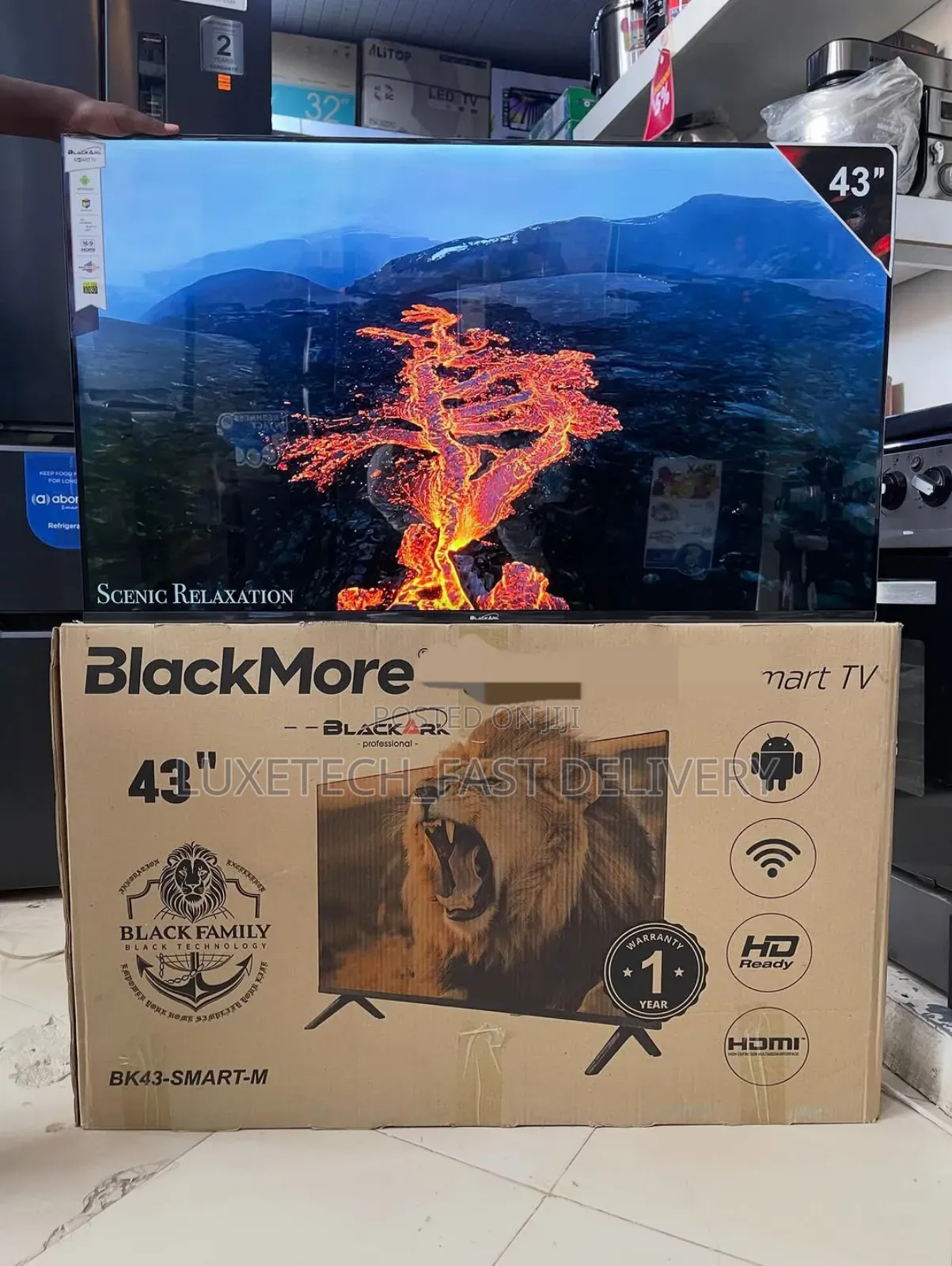 Black Ark 43 Inches Smart Tv Full Hd