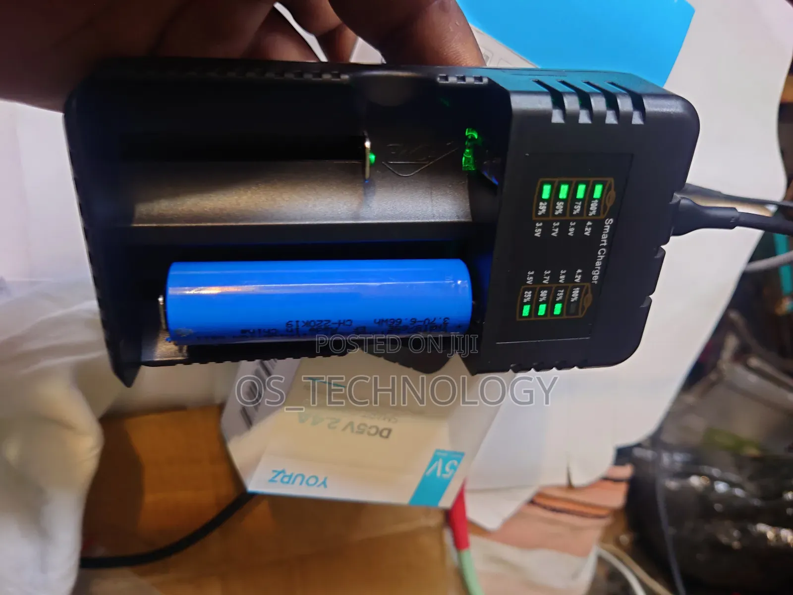 Original Fast Lithium Battery Charger Double Line.15w 2.4a 5v