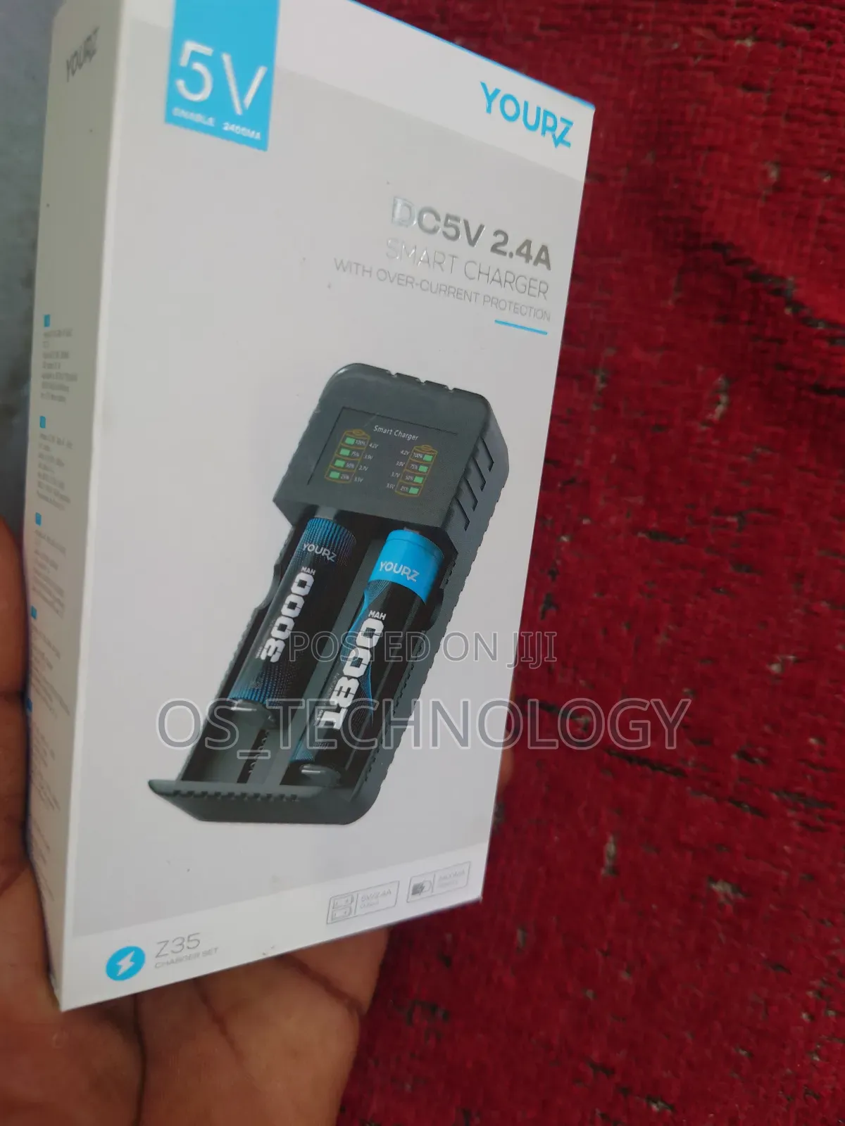 Original Fast Lithium Battery Charger Double Line.15w 2.4a 5v