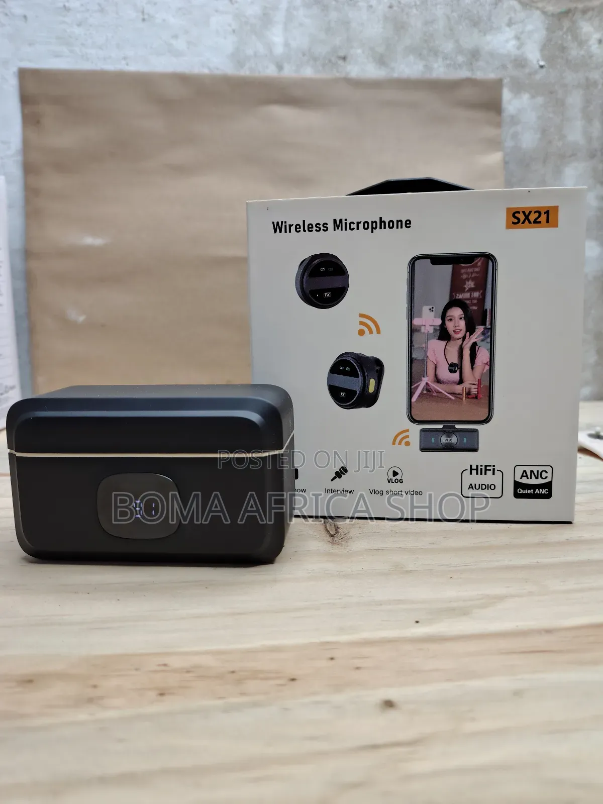 2-in-1 Original Sx21 Wireless Microphone for iPhone + Android
