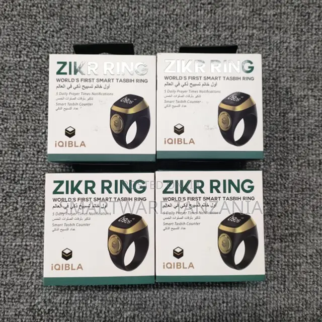 Zikr Ring Smart Digital Tasbih Counter With Prayer Time Iqibla