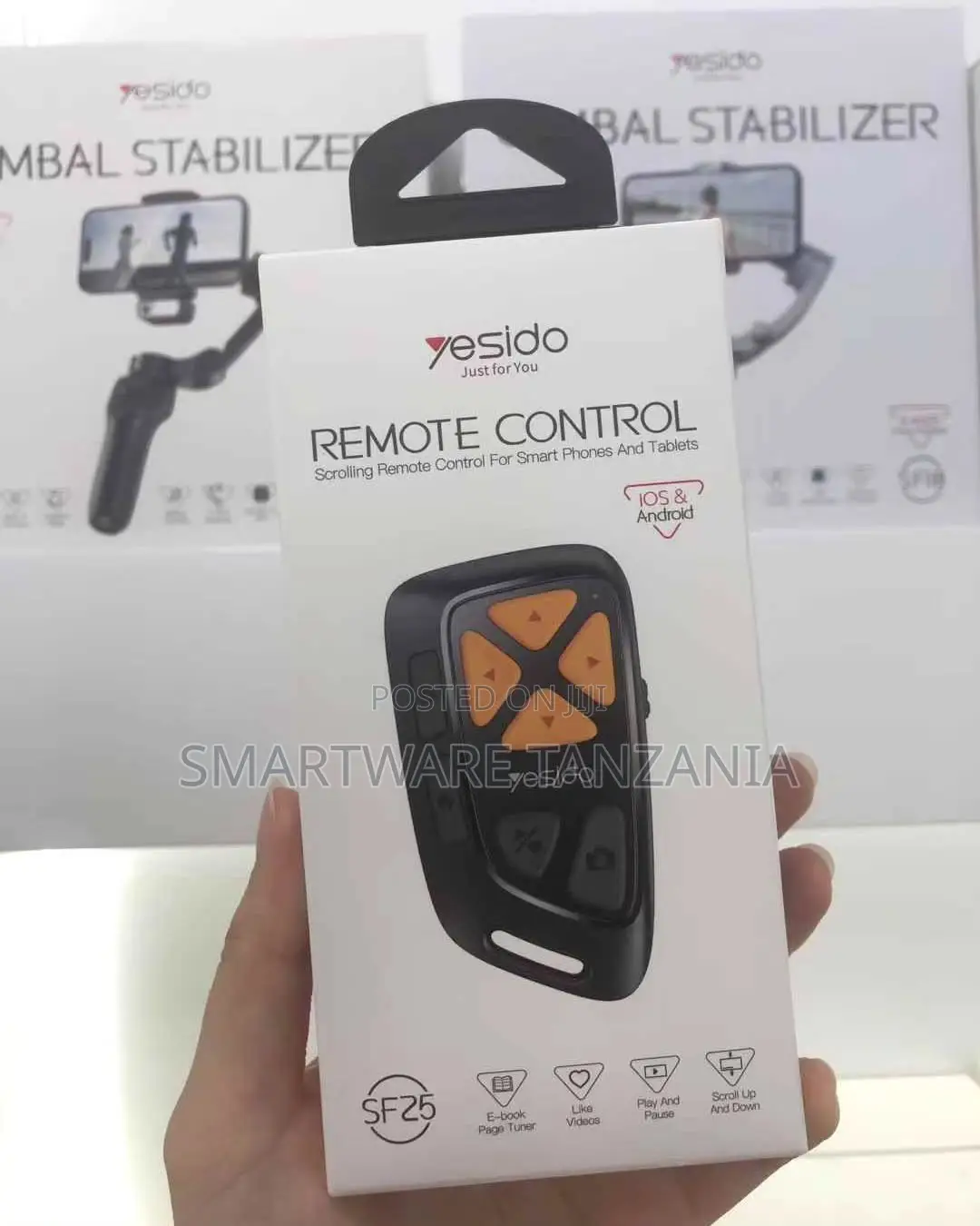 Yesido Sf25 Bluetooth Remote Control For Phones And Tablets