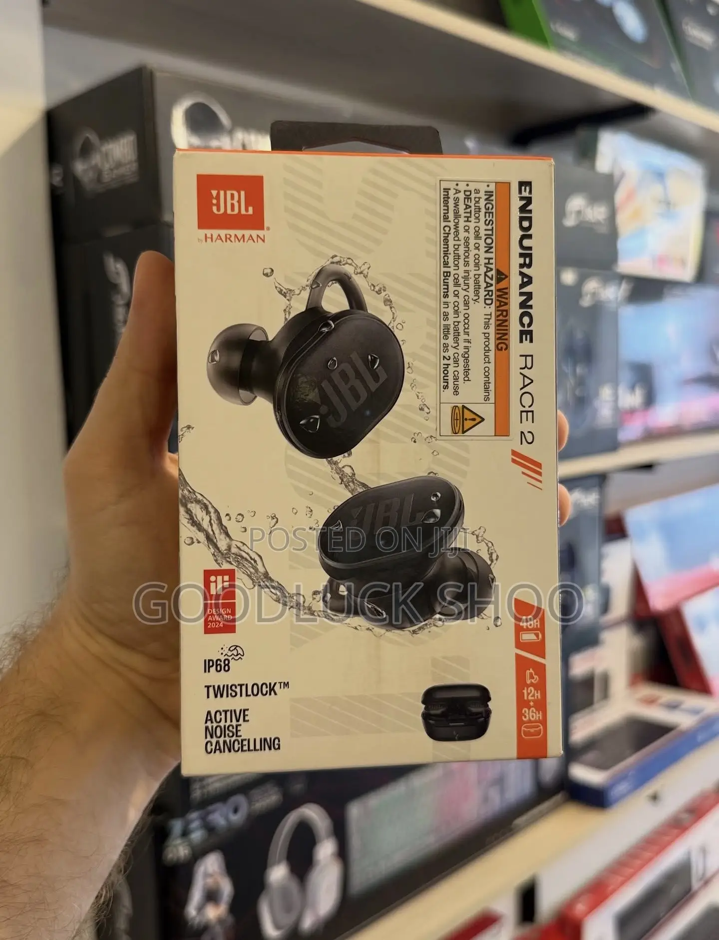 JBL Endurance Race 2 Noise Cancelling Sports Earbuds