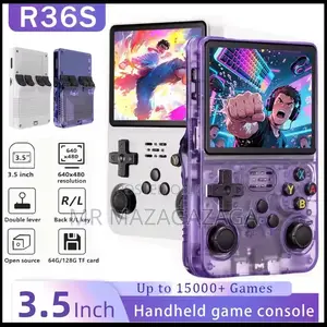 R36s Retro Handheld Game Console - 3.5 Inch