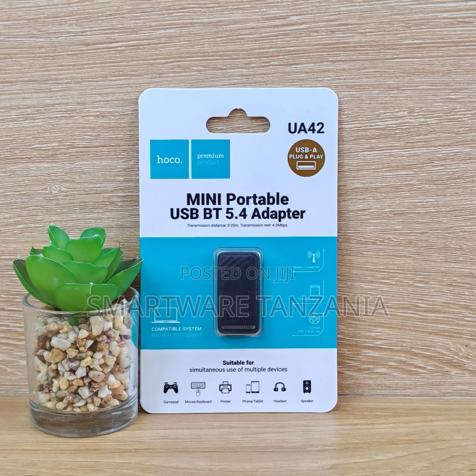 Hoco Ua42 Mini Usb Bluetooth 5.4 Adapter Dongle For Pc Laptop