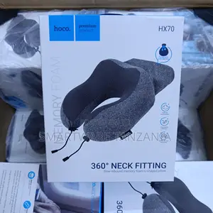 Hoco Hx70 Memory Foam Travel Neck Pillow U-Shaped 360 Support