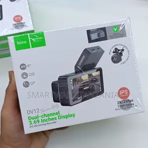 Hoco Dv12 Dual Channel Dash Cam Gps 3.69 Inch Ips Display