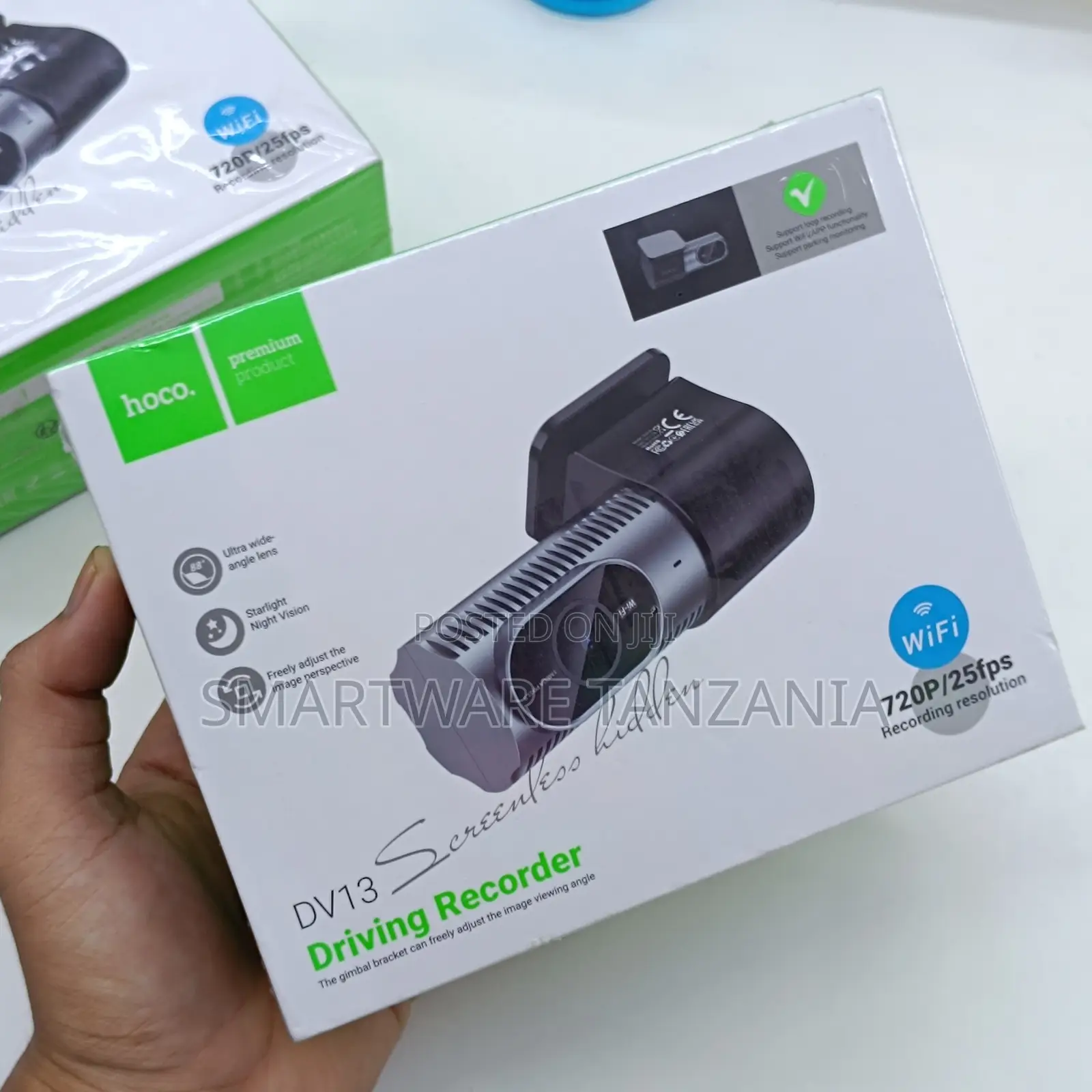 Hoco Dv13 Hidden Dash Cam Wifi 720p Screenless Compact Design