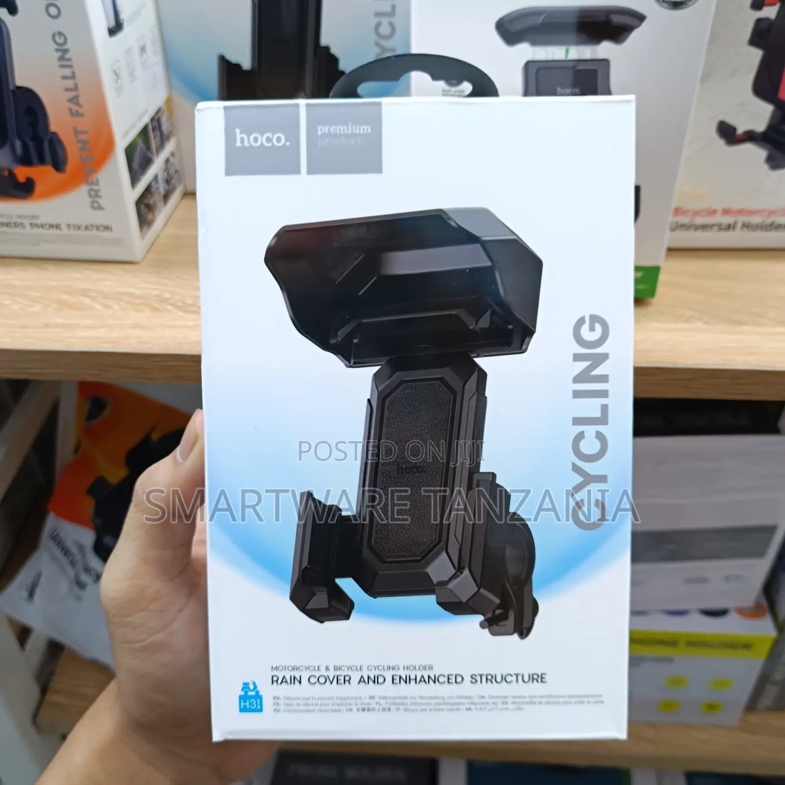 Hoco H31 Premium Motorcycle Phone Mount With Weather Protection