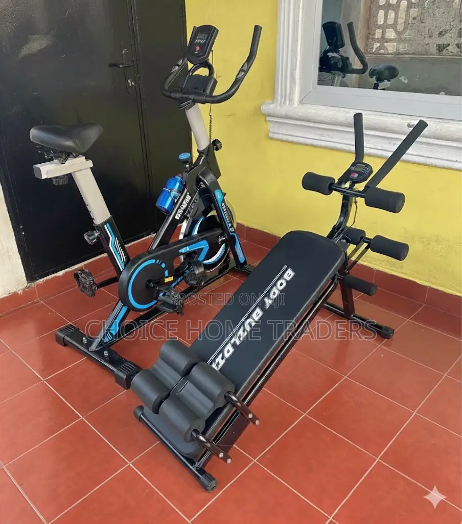 Spinning Bike With 8pack/Pack Care