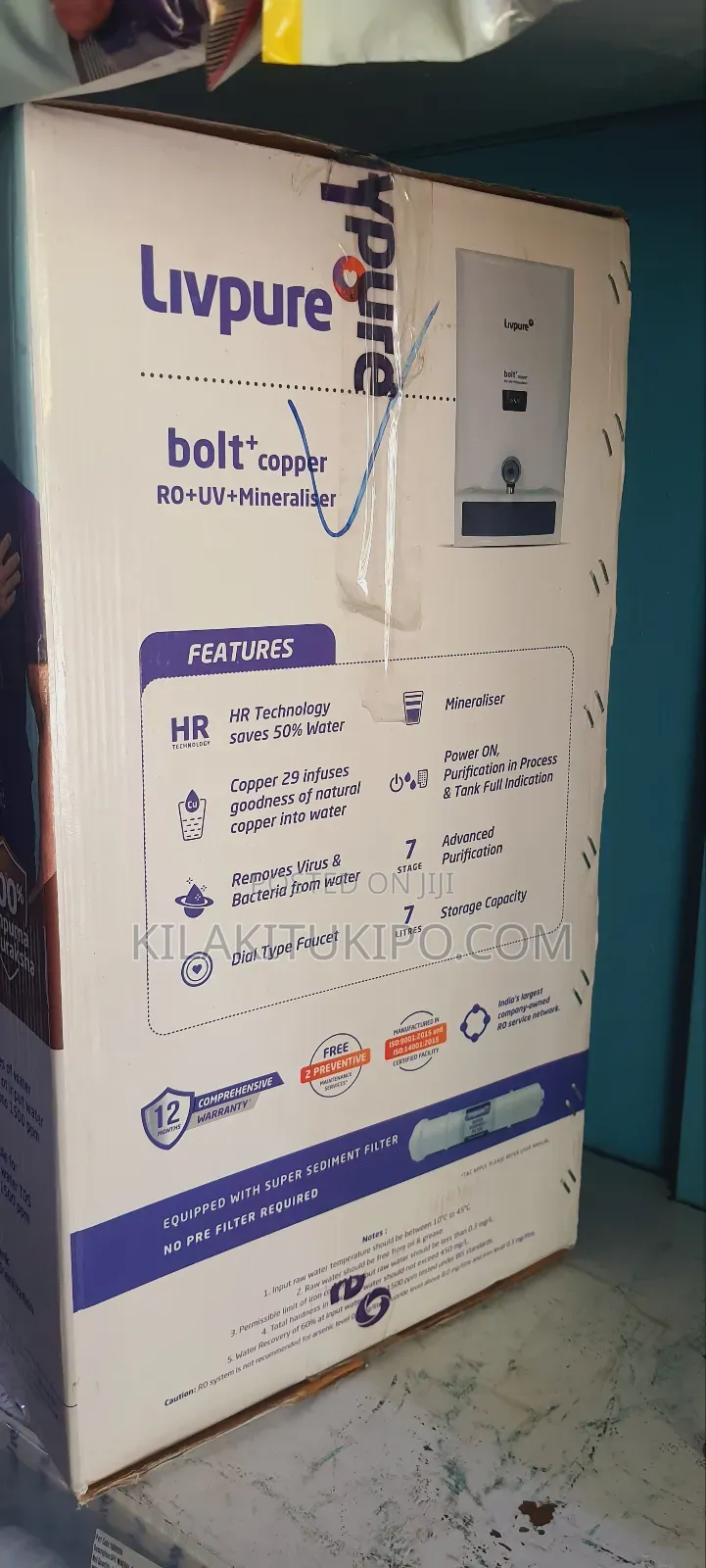 Water Purifier Livpure Pep Pro Grand Any Water Purifier