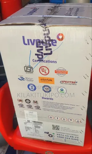 Livpure Purifier Water From Any Source Glitz Silver Ro+Uf+Mineralizer