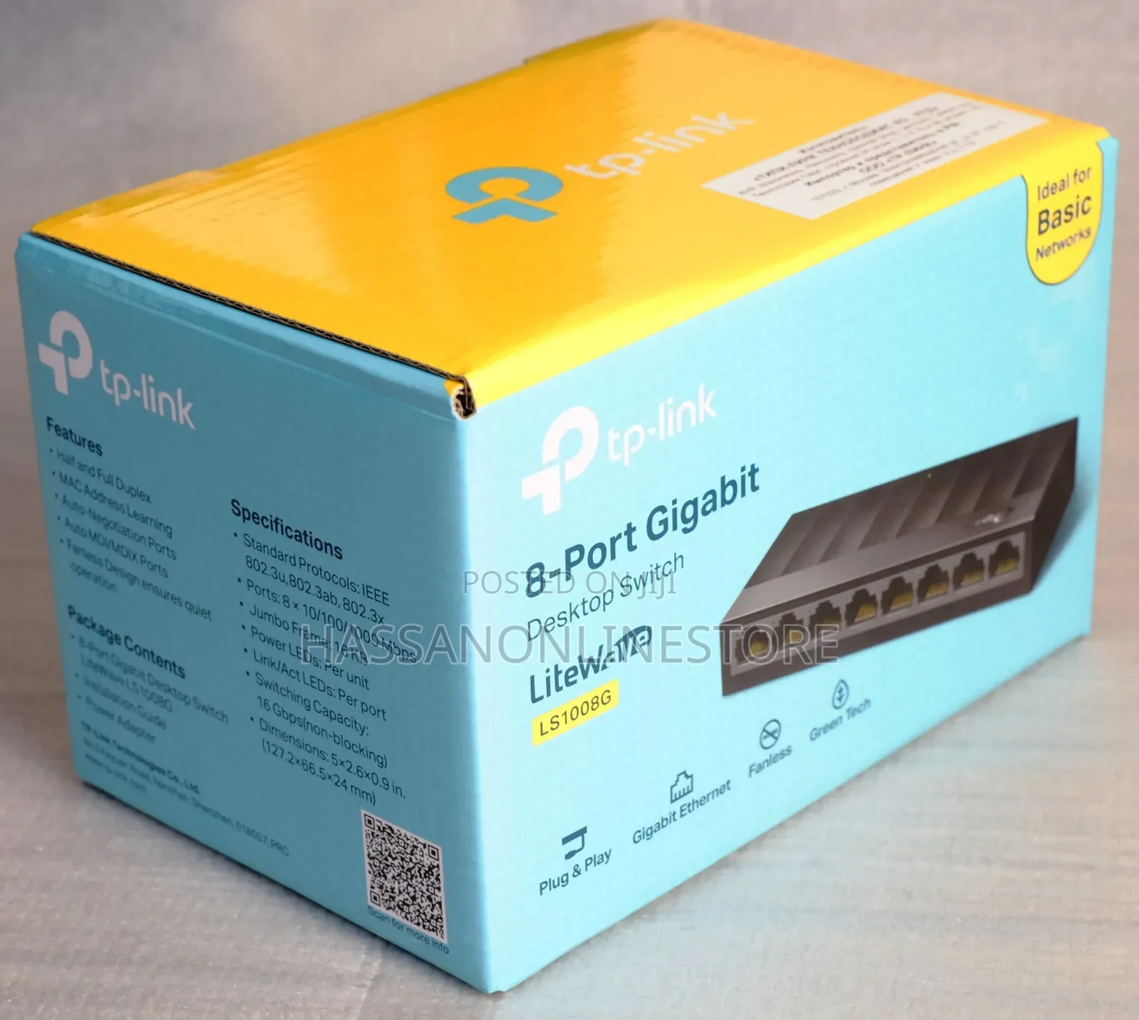 Tp-Link Ls1008g 8-Port 10/100/1000mbps Desktop Switch