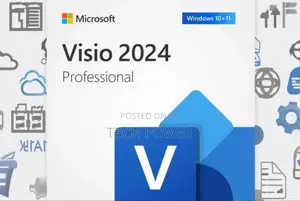 Microsoft Visio Professional 2024 – Diagram Flowchart Software