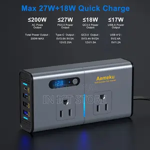 200w Fast Car Charger Adapter for Truck 12v 24v 220v