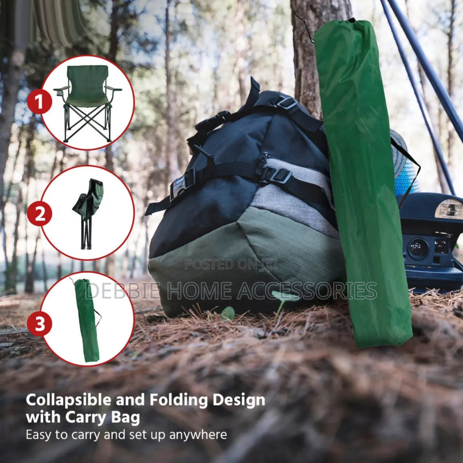 Portable Folding Camping Chair -outdoor